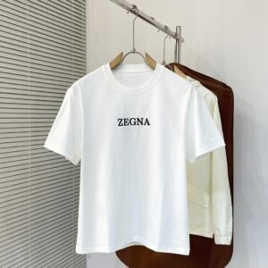 Zegna Fashion Casual Crew Neck Short-Sleeve