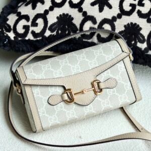 horsebit horizontal mobile phone bag