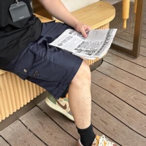 Envelope Double Pocket Nylon Shorts